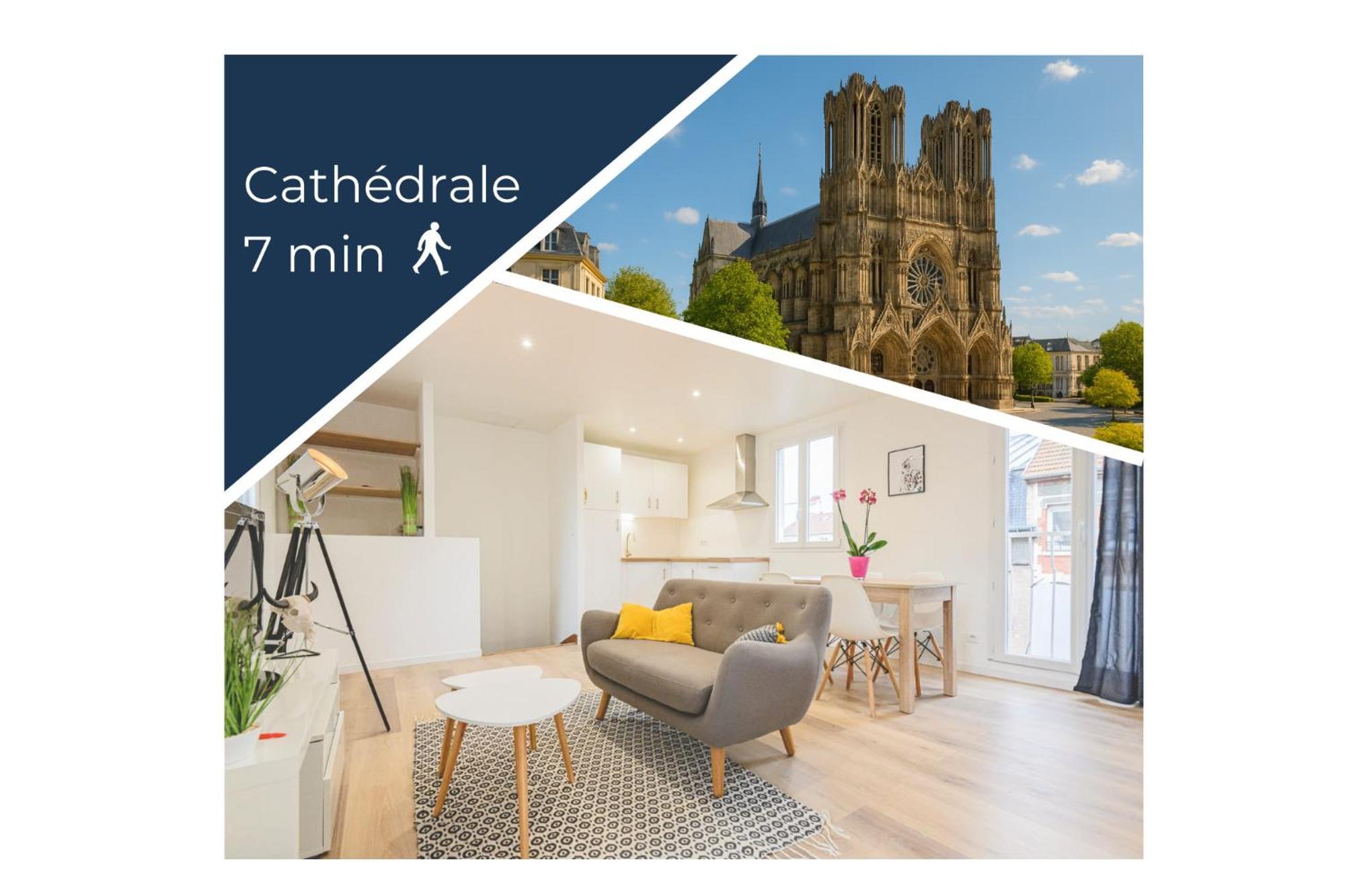 ריימס Appartement Lumineux Proche Cathedrale מראה חיצוני תמונה